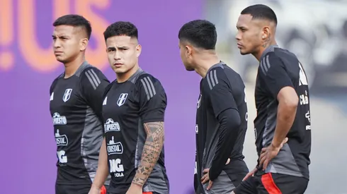 Jugadores de la Selección Peruana.