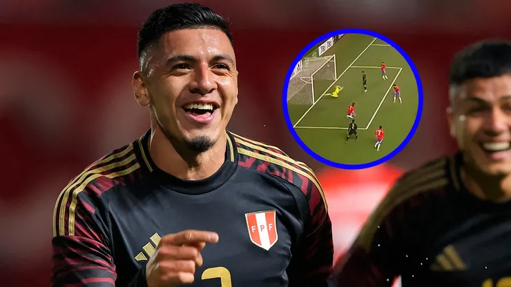 César Inga marcó un golazo en el Perú vs. Chile.