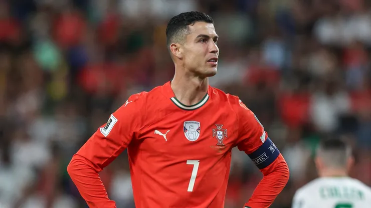 Cristiano Ronaldo, en el último partido de Portugal ante Irlanda.