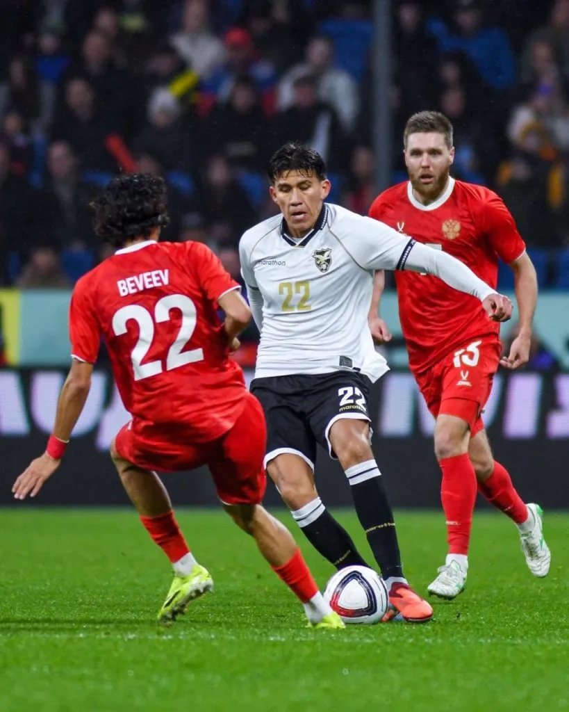 Selección de Rusia sometio a Bolivia. (Foto: X).