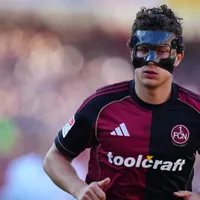 Fabio Gruber se vistió de 10 y dio su primera asistencia del año con el Nurnberg