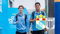 Ian Wisdom y Henry Caparó de Sporting Cristal.