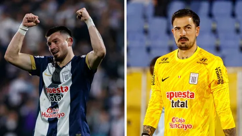 Alan Cantero y Guillermo Viscarra de Alianza Lima.