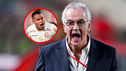 Jorge Fossati y Alex Valera en Universitario.