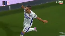 El festejo de Luis Urruti por su gol para el 1-1 de Sport Boys ante Alianza Lima.