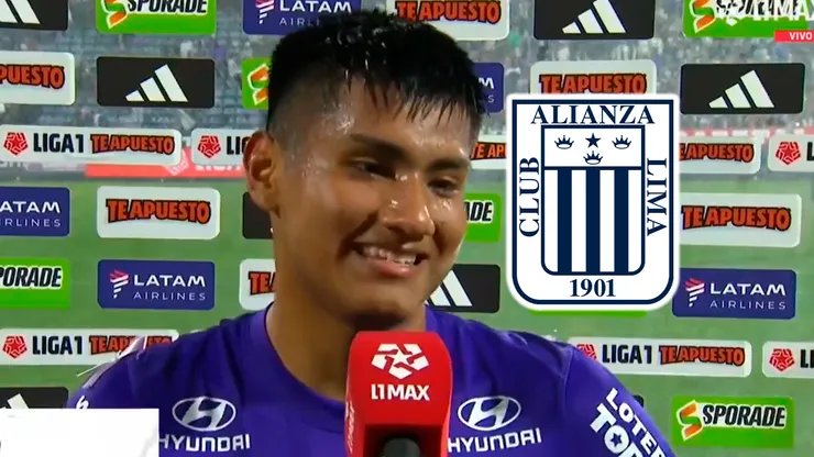 Piero Cari y su gol con Alianza Lima.