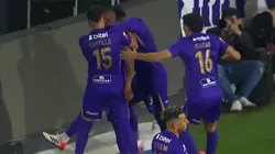 Matías Succar, clave en la jugada del gol de Pedro Aquino.