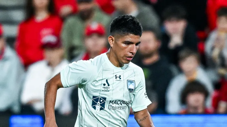 Piero Quispe, en su debut en Sydney FC.