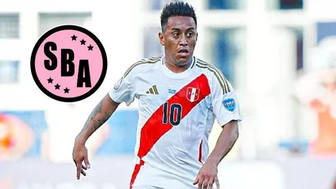 Christian Cueva con camiseta de Perú.