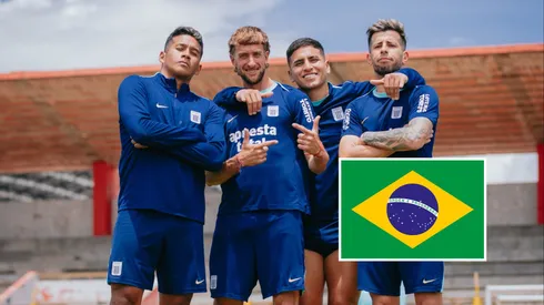 Jugadores de Alianza Lima entrenando.