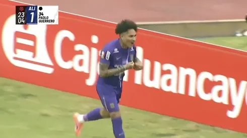 Paolo Guerrero marcó el 1-0 para Alianza Lima ante Sport Huancayo.