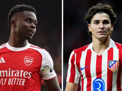 ¿Juegan Bukayo Saka y Julián Álvarez? Alineaciones de Arsenal vs. Atlético de Madrid