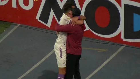 Martín Pérez Guedes celebrando.