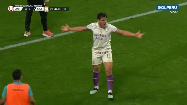 Tunche Rivera apareció para el 2-1 ante Ayacucho FC.