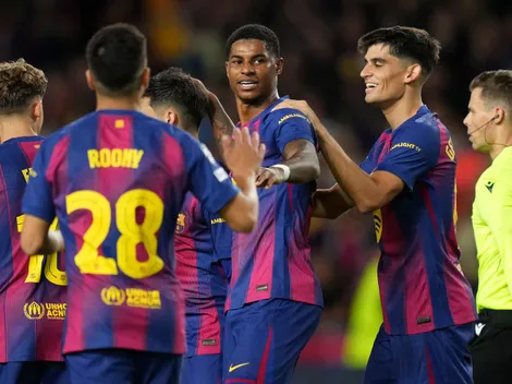 Con hat-trick de Fermín López y doblete de Rashford, Barcelona le dio una paliza al Olympiacos