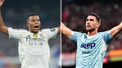 Kylian Mbappé y Dusan Vlahovic.