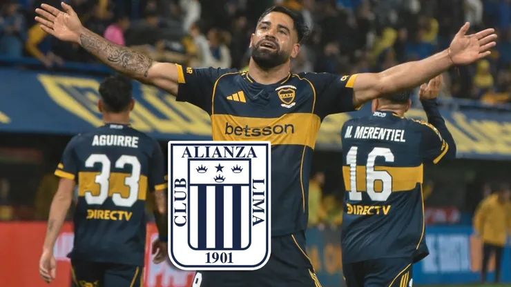 Milton Giménez celebrando.