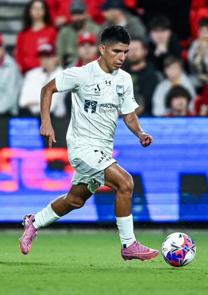 Piero Aldair Quispe jugando con el Sydney FC en Australia. (Photo by Mark Brake/Getty Images)