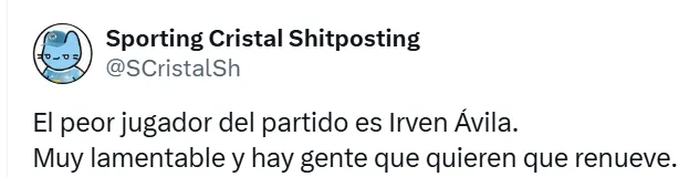 Quejas sobre Irven Ávila. (Foto: Producción Bolavip)