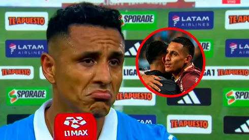 Yoshimar Yotún hablando tras el Universitario vs. Cristal.