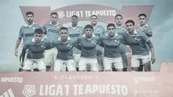 Equipo titular de Sporting Cristal frente a Universitario.