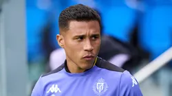 Darwin Machís con camiseta de Real Valladolid.