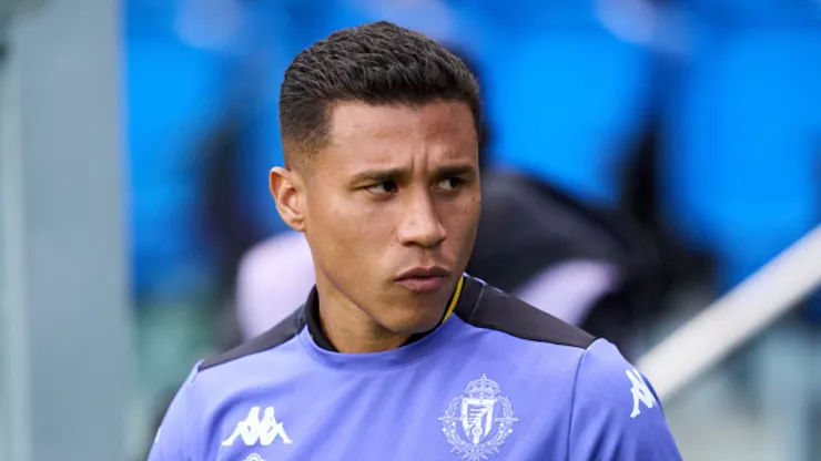 Darwin Machís con camiseta de Real Valladolid.