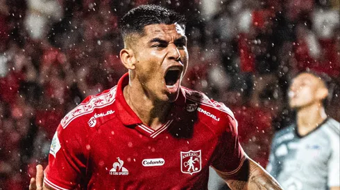 El grito de gol de Luis Ramos ante Júnior.