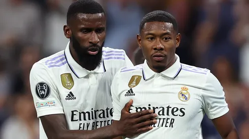 Antonio Rüdiger y David Alaba, bajas en Real Madrid.