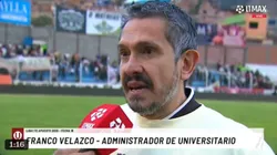 Franco Velazco, administrador de Universitario.