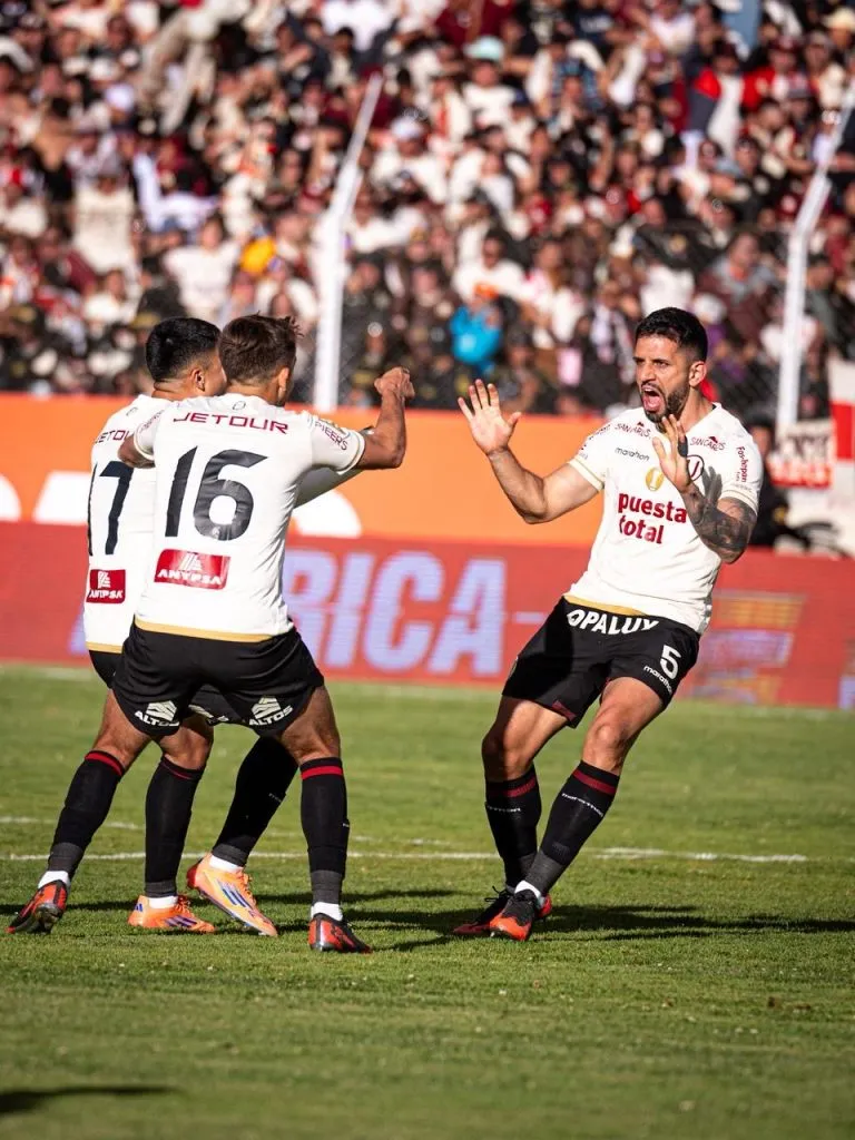 Matías Di Benedetto protagonista del empate parcial en Tarma. (Foto: X).
