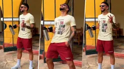 Matías Di Benedetto hizo festejo clásico en Universitario tras tricampeonato.