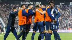 Jugadores de Alianza Lima celebrando.