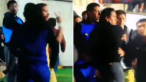 Santiago Acasiete golpeó a su jugador tras polémicos gestos en Cienciano vs. Juan Pablo II.