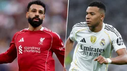 Mohamed Salah y Kylian Mbappé, figuras de Liverpool y Real Madrid.