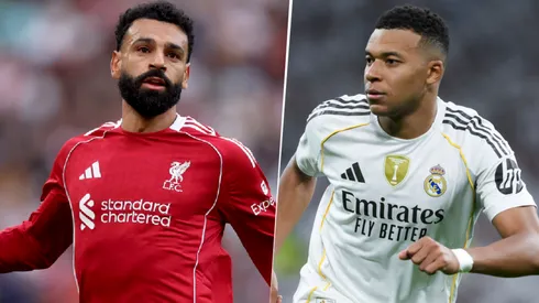 Mohamed Salah y Kylian Mbappé, figuras de Liverpool y Real Madrid.
