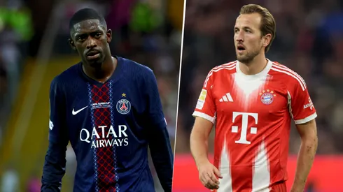 Ousmane Dembélé y Harry Kane, las estrellas de PSG y Bayern Múnich.