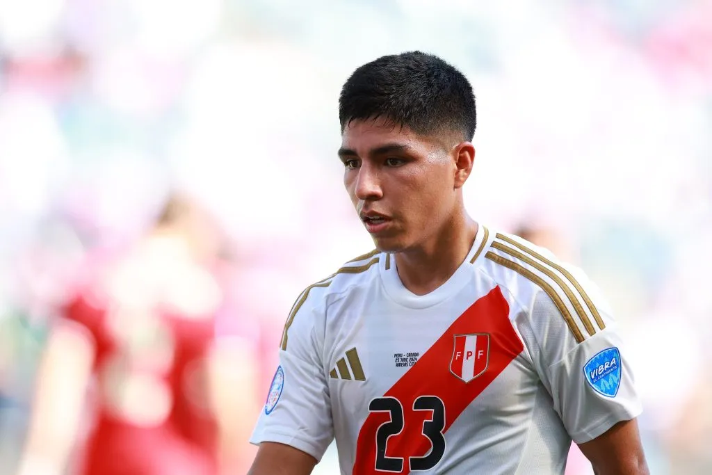 Piero Quispe en la Copa América de 2024. (Photo by Hector Vivas/Getty Images)