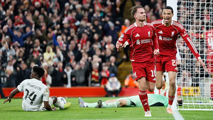 Liverpool venció por 1-0 al Real Madrid con gol de Alexis Mac Allister en Champions League.
