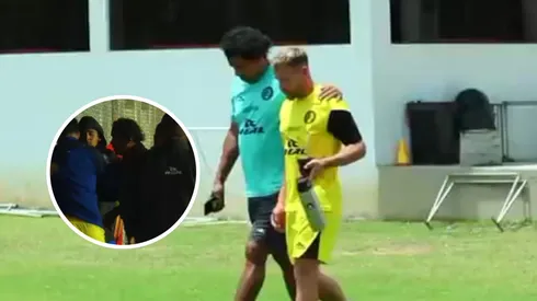 Santiago Acasiete y Cristhian Tizón.