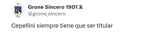 Hinchas de Alianza Lima destacan a Pablo Ceppelini. (Foto: X)