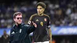 Manuel Barreto y Paolo Guerrero.