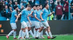 Jugadores de Sporting Cristal, durante un partido del Torneo Clausura.