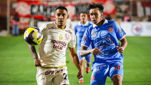 Álex Valera y José Gallardo, futbolistas de Universitario y Deportivo Garcilaso.