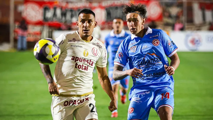 Álex Valera y José Gallardo, futbolistas de Universitario y Deportivo Garcilaso.