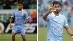 Martín Távara y Leandro Sosa de Sporting Cristal.