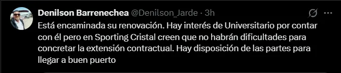 Fuente: @Denilson_Jarde