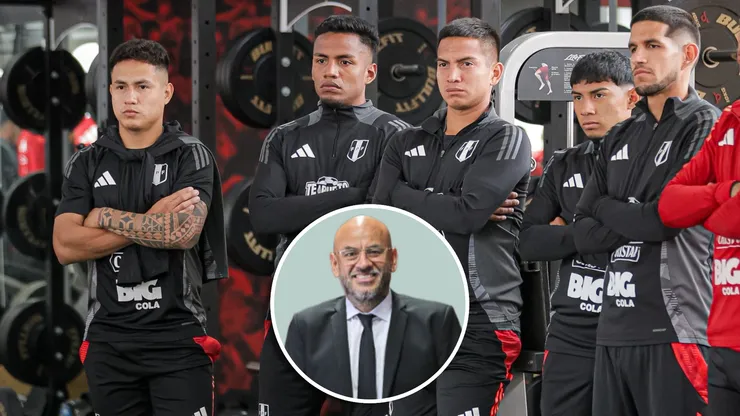 Jugadores de la Selección Peruana.