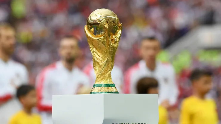 El trofeo de la Copa del Mundo.