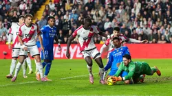 Rayo Vallecano le sacó un empate a Real Madrid en Vallecas.